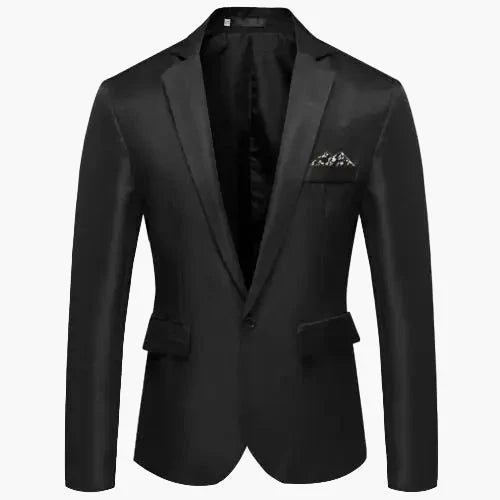Men's blazer slim fit single-breasted blazer for business & festive occasions