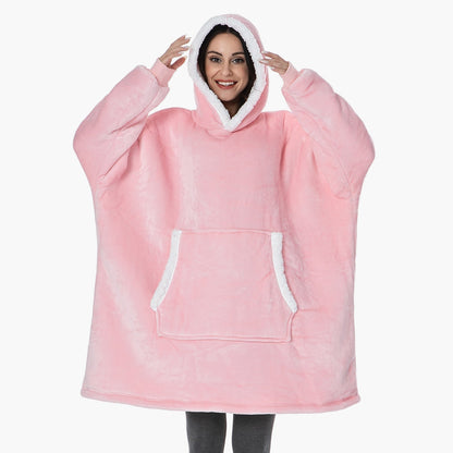 Damen Kuschelige Übergröße Hoodie-Decke – Perfekt zum Entspannen & Loungen