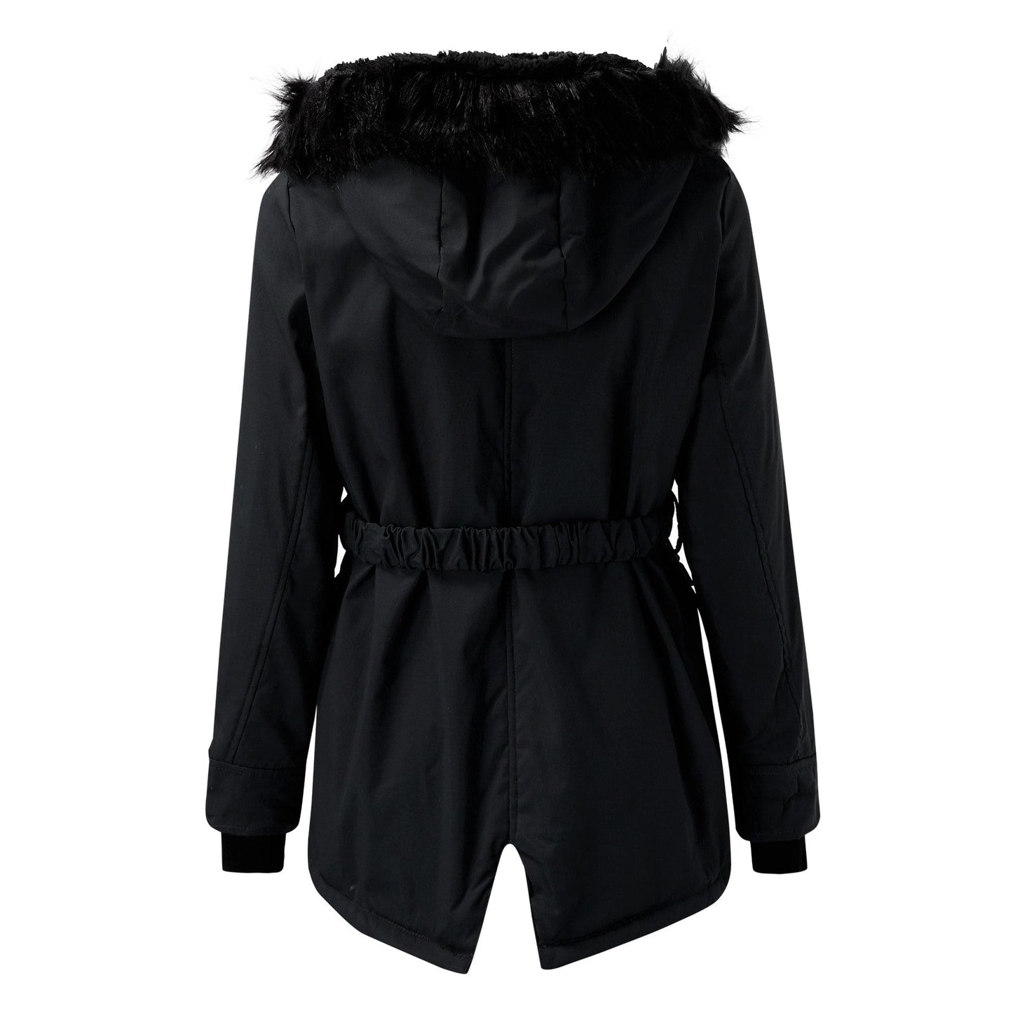 Damen Winterparka mit Kunstpelzkapuze – Stilvolle Outdoorjacke für kalte Tage