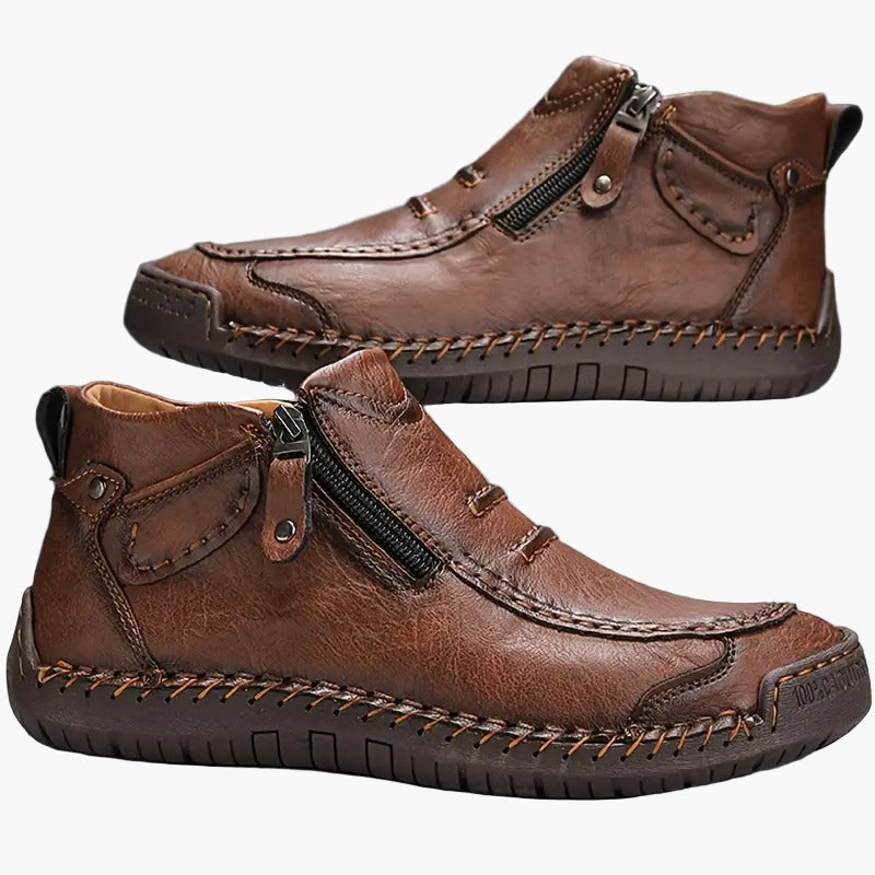 Herren Freizeitschuhe mit ergonomischem Design und Reißverschluss – Bequeme Alltagsschuhe im modernen Look