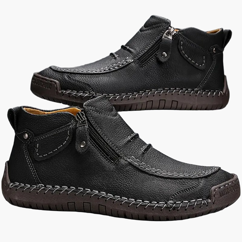 Herren Freizeitschuhe mit ergonomischem Design und Reißverschluss – Bequeme Alltagsschuhe im modernen Look