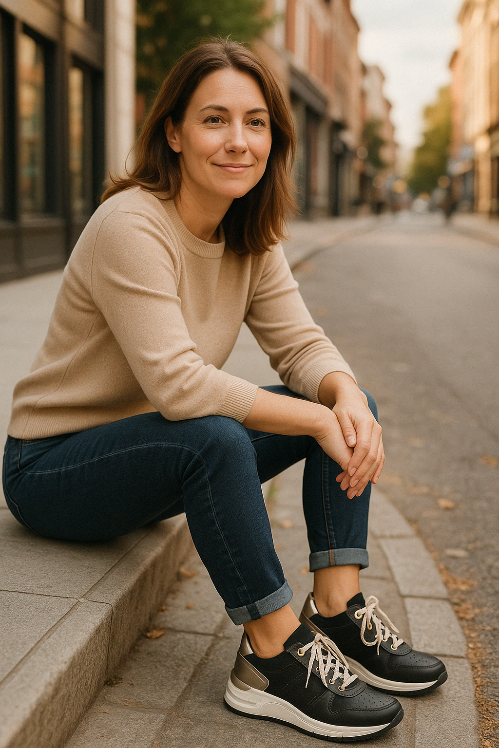 Damen Orthopädische Sneaker für Alltag und Spaziergänge – Bequeme Freizeitschuhe mit sportlichem Look