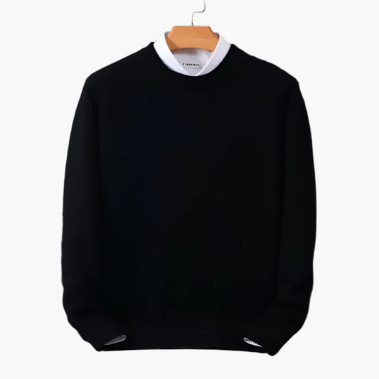 Herren Pullover mit Rundhalsausschnitt – Eleganter Business & Casual Strickpullover