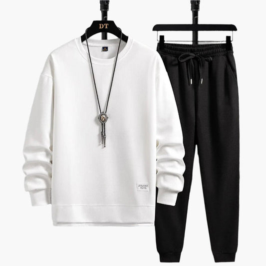Herren Jogginganzug Set – Modernes Freizeit-Outfit mit Pullover und Hose, Komfort für Alltag & Entspannung