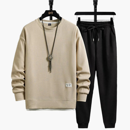 Men's Jogging Suit Set – Modern Casual Outfit with Sweater and Pants, Comfort for Everyday & Relaxation