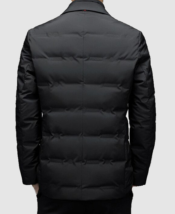 Men's Business Quilted Blazer Modern Elegant – Perfect for Office & Leisure