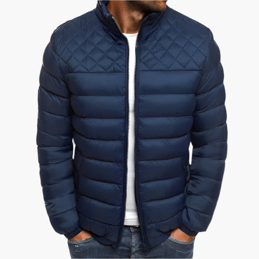 Men's Outdoor Quilted Jacket – Functional Wind and Rain Jacket for Everyday and Adventure