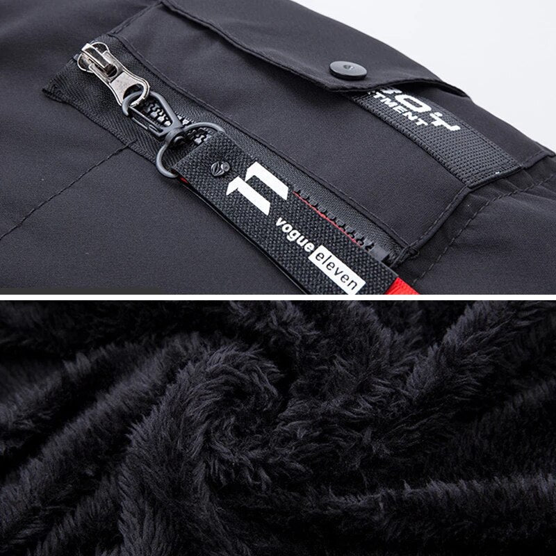 Men's winter jacket with hood – fashionable quilted jacket for cold days