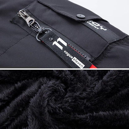 Men's winter jacket with hood – fashionable quilted jacket for cold days