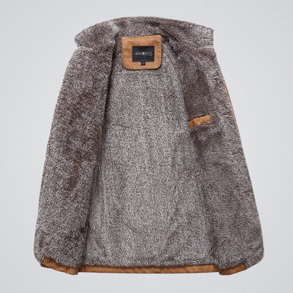 Herren Winterjacke mit Kunstfellfutter – Modischer Mantel für Alltag & Freizeit