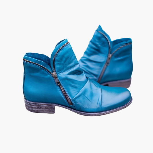 Damen Stiefeletten für Herbst und Winter – Modische und Bequeme Alltagsschuhe mit Reißverschluss