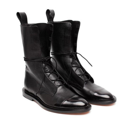 Damen Klassische Schnürstiefeletten im eleganten City-Look – Komfortable Alltagsboots für stilbewusste Frauen