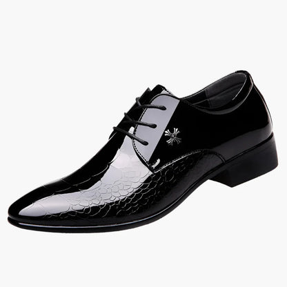 Elegant Men's Oxford Business Shoes – Classic Pointed Shoes for Formal Occasions and Weddings