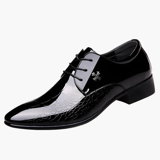 Elegant Men's Oxford Business Shoes – Classic Pointed Shoes for Formal Occasions and Weddings