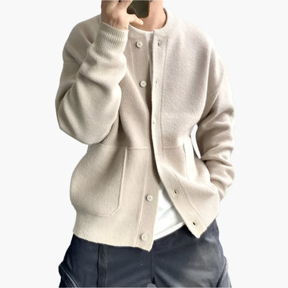 Men's Knit Cardigan Modern Casual – Comfortable Cardigan for Everyday and Leisure