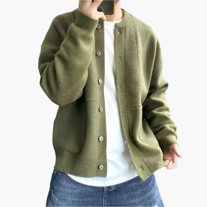 Men's Knit Cardigan Modern Casual – Comfortable Cardigan for Everyday and Leisure