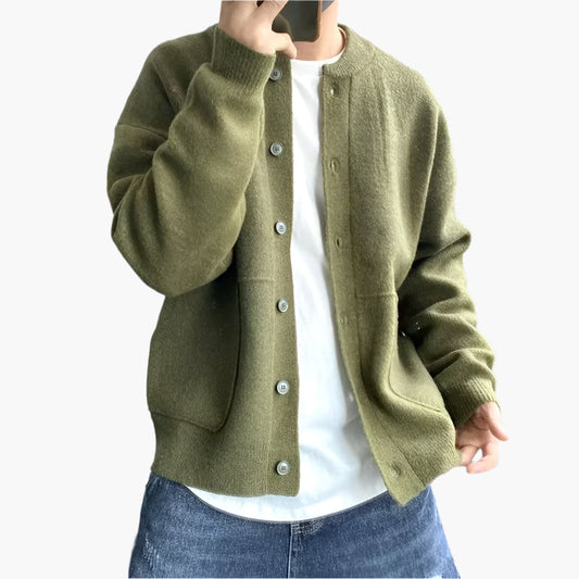 Men's Knit Cardigan Modern Casual – Comfortable Cardigan for Everyday and Leisure