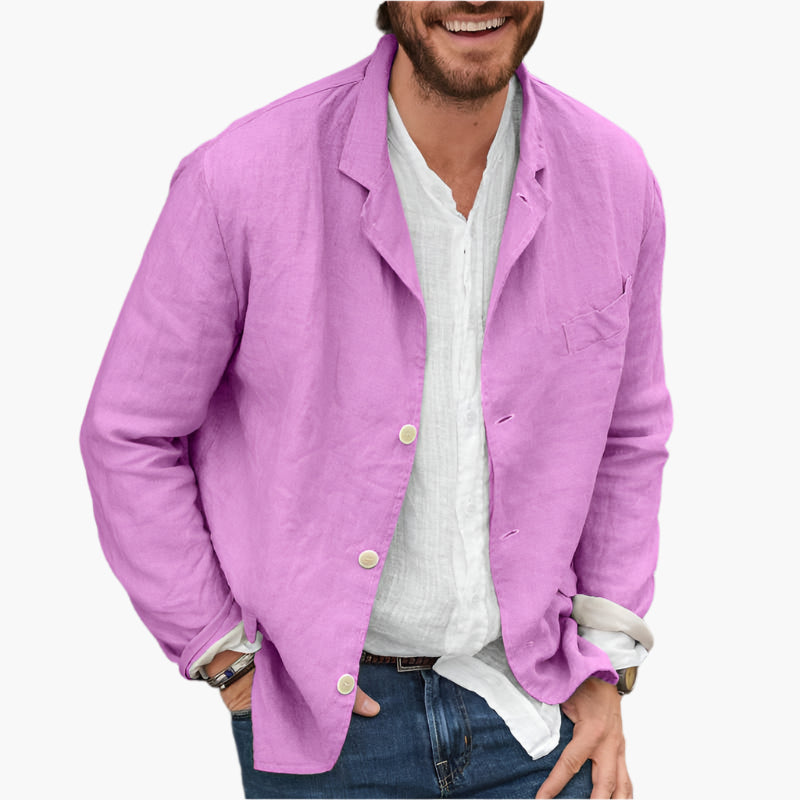 Men's Casual Blazer – Modern Leisure Jacket for Style-Conscious Outfits