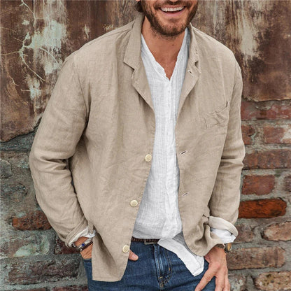 Men's Casual Blazer – Modern Leisure Jacket for Style-Conscious Outfits