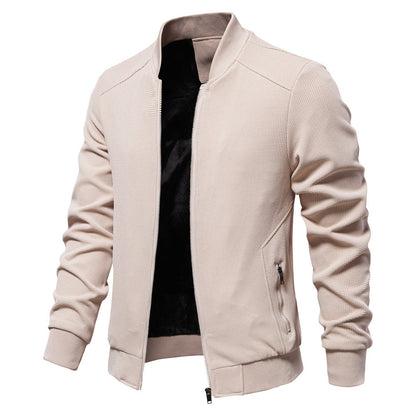 Men's bomber jacket for autumn & winter – modern streetwear design, ideal for leisure & everyday use