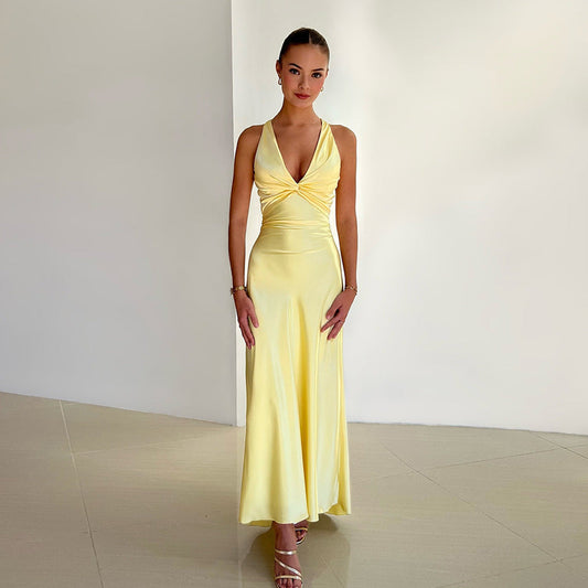 Damen Elegantes Abendkleid im A-Linien-Stil für besondere Anlässe und Partys