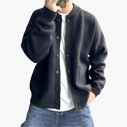 Men's Knit Cardigan Modern Casual – Comfortable Cardigan for Everyday and Leisure