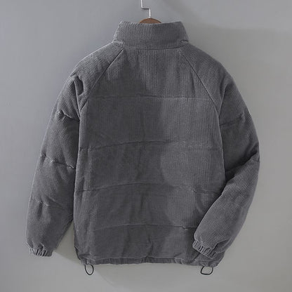 Men's Winter Quilted Jacket – Fashionable Padded Outdoor Jacket for Cold Days