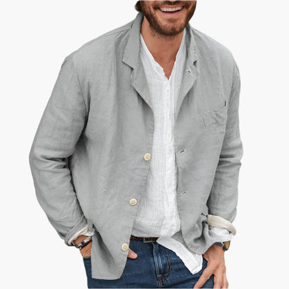 Men's Casual Blazer – Modern Leisure Jacket for Style-Conscious Outfits