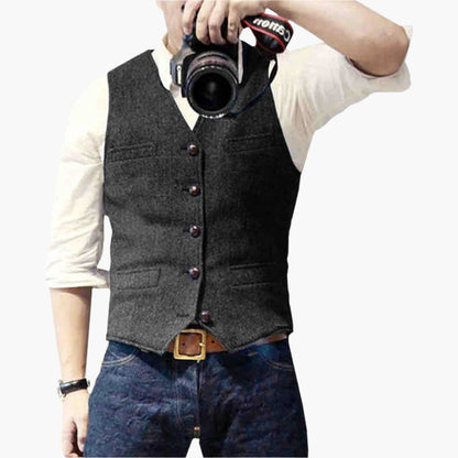 Men's Vest – Elegant Modern Gilet for Versatile Outfits and Timeless Style