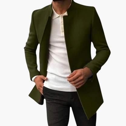 Men's Blazer Coat – Modern Transitional Coat for Business & Leisure