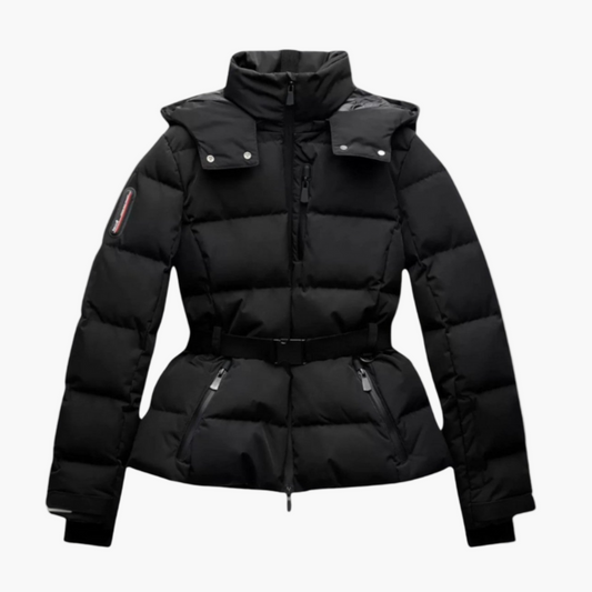 Damen Steppjacke mit Gürtel – Modische Winterjacke für Outdoor und Alltag
