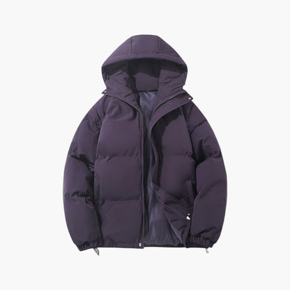 Men's Winter Quilted Jacket with Hood – Urban Style & Thermal Protection for Everyday and Outdoor Use