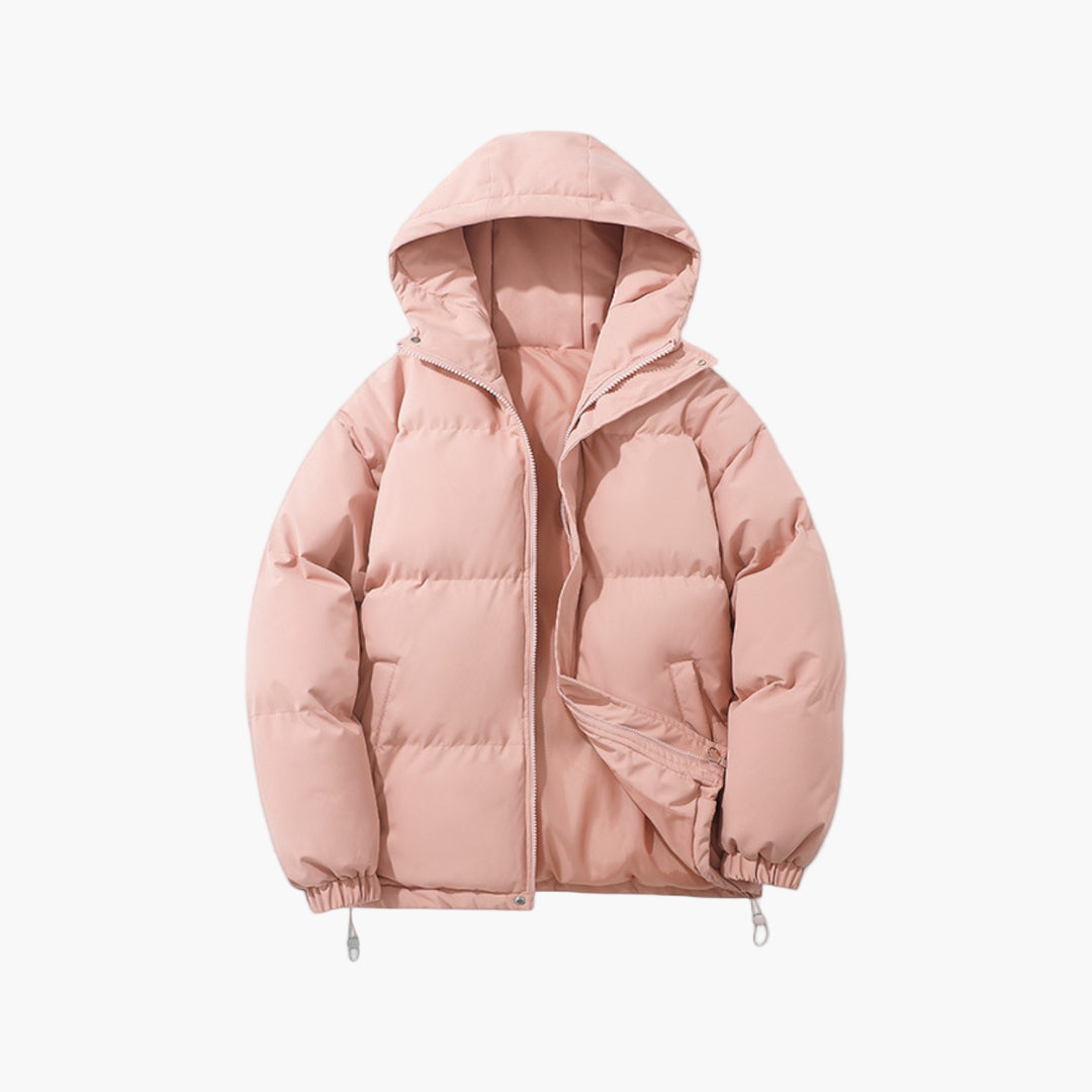 Men's Winter Quilted Jacket with Hood – Urban Style & Thermal Protection for Everyday and Outdoor Use