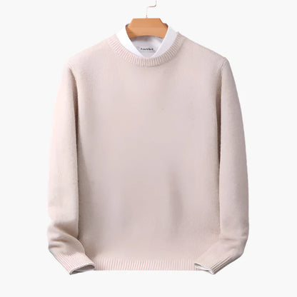Herren Pullover mit Rundhalsausschnitt – Eleganter Business & Casual Strickpullover