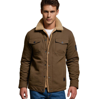Men's Vintage Bomber Jacket – Winter Jacket in Retro Style for Everyday and Outdoor