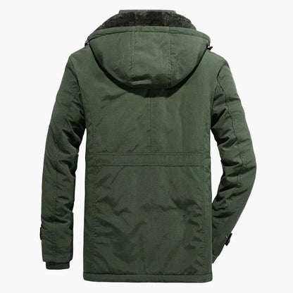Men's Winter Outdoor Parka Jacket with Hood – Robust Casual Style for Cold Days