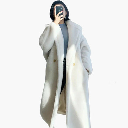 Damen Oversize Wintermantel im eleganten Trend-Look – Perfekt für kalte Tage