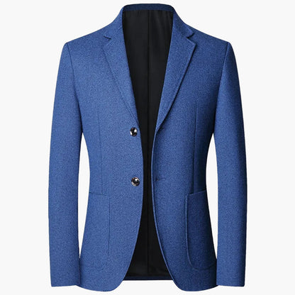 Men's Business Casual Blazer – Classic Single-Breasted Jacket for Office & Everyday Use