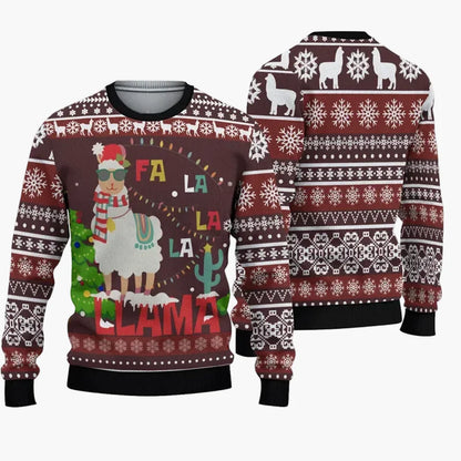 Herren Weihnachts-Pullover Lustig Christmas Bros Santa & Jesus Selfie Party Sweater