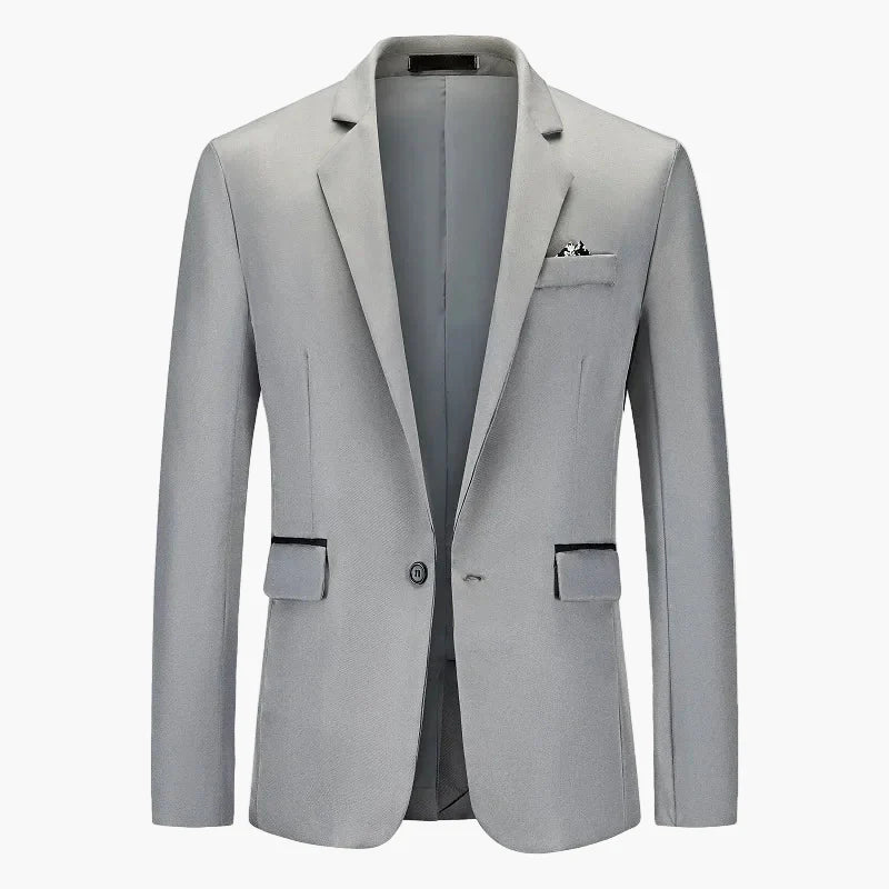 Herren Business Sakko Einreiher Modern Slim Fit – Eleganter Blazer für Büro & festliche Anlässe