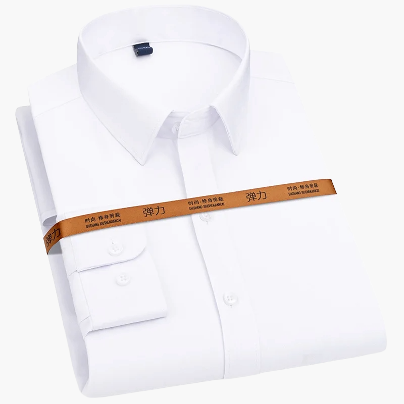 Herren Business Freizeithemd Slim Fit – Elegantes Langarmhemd für Büro & Alltag