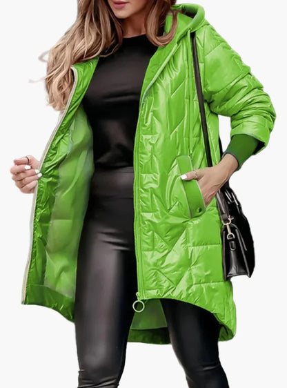 Damen Übergangsjacke mit Kapuze – Modisch, Leicht, Alltags- & Freizeitjacke