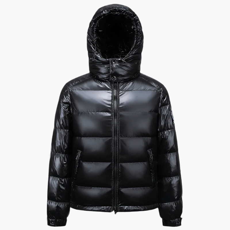 Men's quilted jacket with hood – Modern winter coat, everyday & outdoor