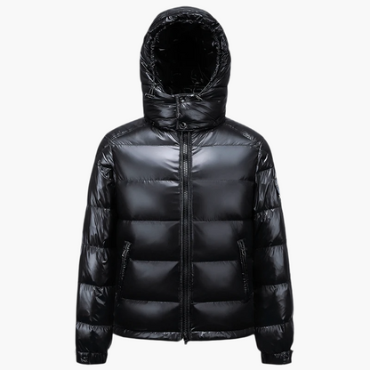 Men's quilted jacket with hood – Modern winter coat, everyday & outdoor