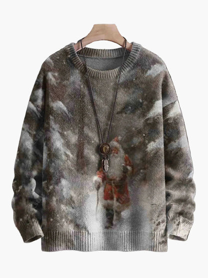 Women's Christmas Sweater with Embroidery – Cute Winter Festive Sweater