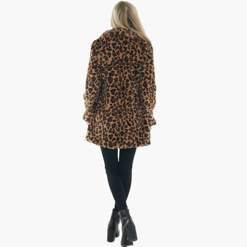 Women's Trendy Leopard Coat Jacket for Autumn and Winter – Casual Street Style
