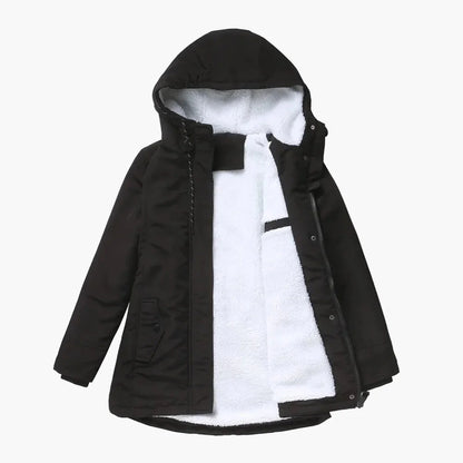 Women's winter jacket with hood – fashionable warm casual jacket for autumn and winter