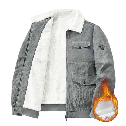 Herren Winterjacke modisch warm gefüttert Urban Streetwear Outdoorjacke