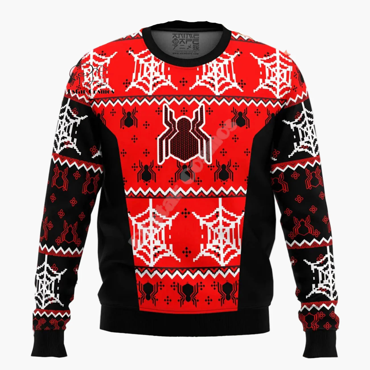 Herren Weihnachts-Pullover mit Katzenmotiv und Spruch – Lustiger Ugly Christmas Sweater für Katzenliebhaber