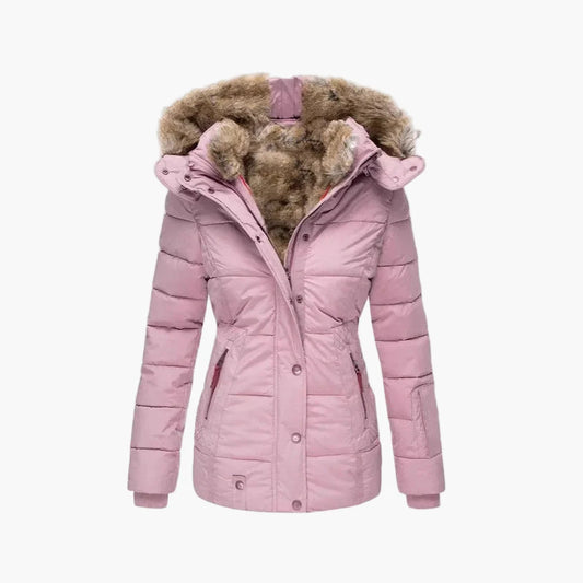Women's winter jacket with hood – fashionable, tailored quilted jacket for everyday and outdoor use